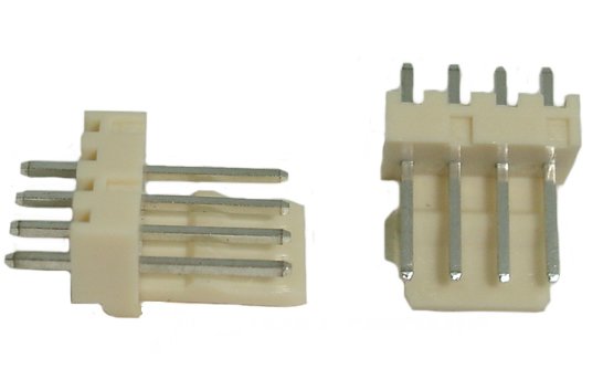 Conector KK 5045-04 4 VIAS 180°C DS1070-04MVV6 2,54MM