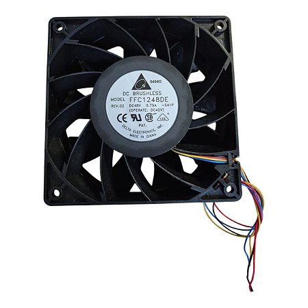 Cooler 120x120x38mm Dc48v 0.75a 4400rpm Ffc1248de 4 Fios S/ Conector Delta