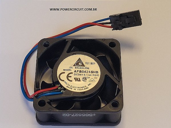 Cooler 40X40X15mm DC24V 0.18A 3 FIOS AFB0424SHB  ROL.  11000 RPM DELTA