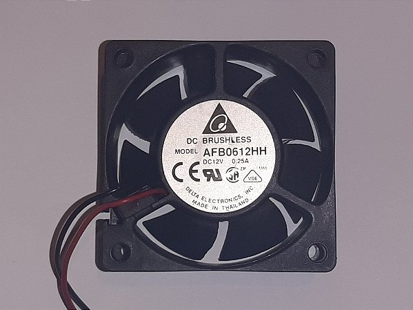 Cooler 40X40X20MM DC12V 0.16A 2 FIOS DC EFB0412VHD