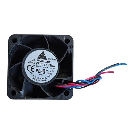 Cooler 40x40x28mm 12v 0.60a  Delta Ffb0412shn 3fios
