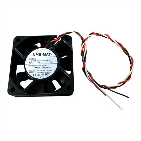 Cooler 60x60x15mm 12v 0.17a 4600rpm 2406kl-04w 3 Fios Nmb-mat