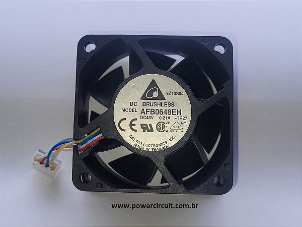 Cooler 60X60X25mm DC48V 0.21A 4 FIOS AFB0648EH 6800 RPM