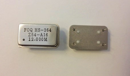 Cristal OSCILADOR CLOCK 12MHZ 4 PINOS RETANGULAR 12.000MHZ HS-264 Z54-A16