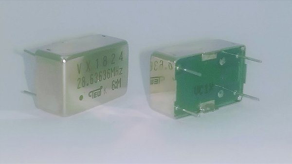 Cristal OSCILADOR CLOCK 28.63636MHZ 4 PINOS VX1824 SPECTRUM