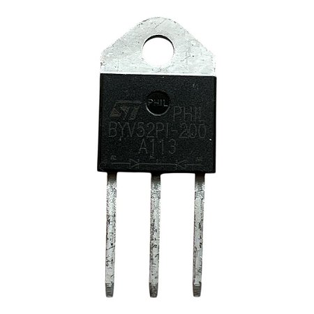 Diodo Retificador 200v 30a Byv52pi-200 Ito-3p