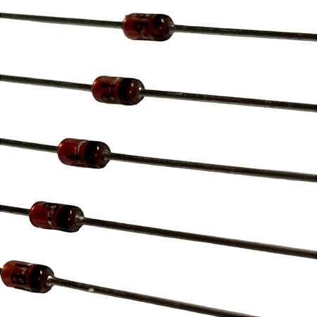 Diodo Zener 3,9V 1/2W RD3.9E (RD3.9E-T2) DO-35 Nec Kit com 10