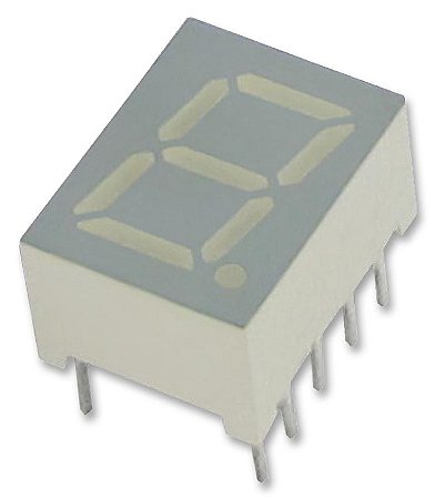 Display 7 Segmentos 1 Digito Vermelho Anodo Comum 625nm 4,1mcd Sa39-11ewa
