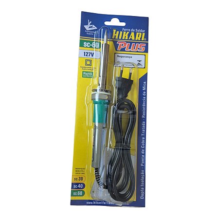Ferro de Soldar 50W 127V Hikari Plus SC-60