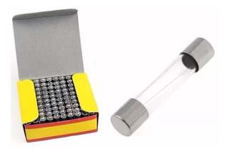 Fusível de Vidro 7A/250V 6X30MM GRANDE KIT C/100