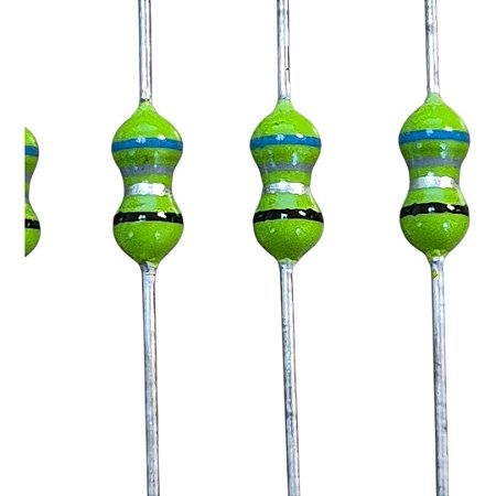 Kit com 100 Indutor Axial 820nh 20% 0.82uh Lal03tar68m