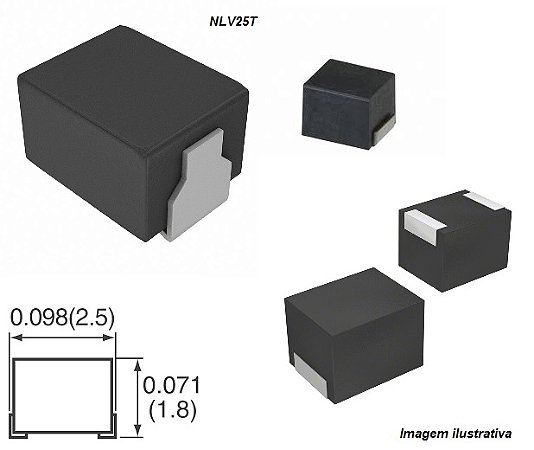 Indutor SMD 2520 1,5UH 5% NLV25T-1R5J-PF EMB C/2000
