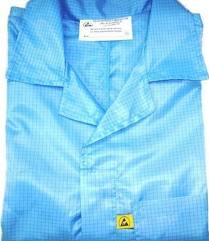 JALECO ANTI-ESTÁTICO AZUL TAMANHO P