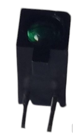 Led 3mm Verde Cristalino com suporte LTL-4232NH133