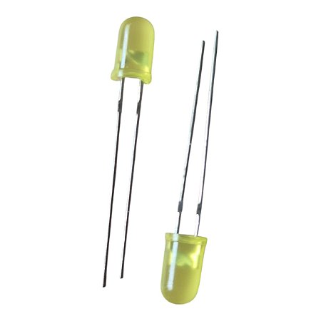 Led 5mm AMARELO DIFUSO 800-1000MCD POWER LIGHTING Kit C/1000