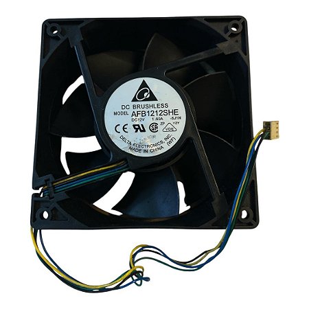 Cooler 120X120X38MM DC12V 1.60A 4100RPM AFB1212SHE 4 Fios