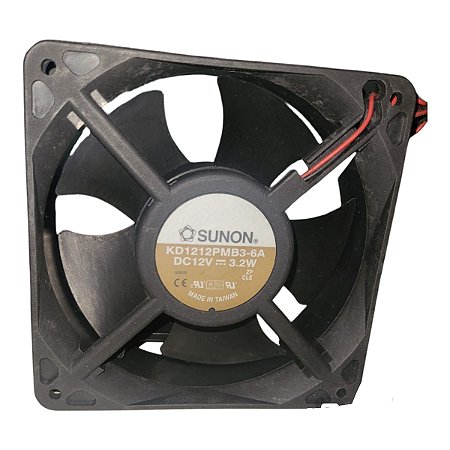 Cooler 120X120X38MM 12V 3.2W KD1212PMB3-6A 2 fios