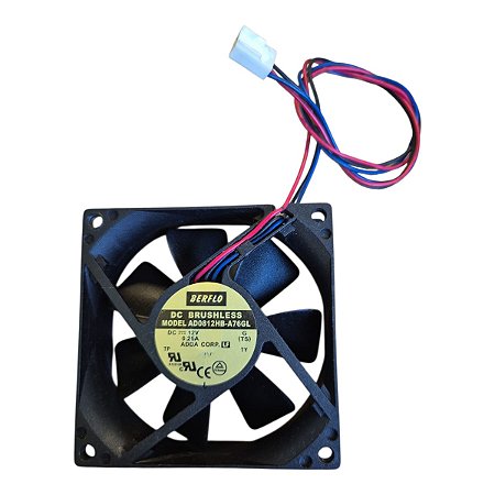 Cooler 80x80x25mm 12v 0.25a 3000rpm Ad0812hb-a76gl 3 Fios
