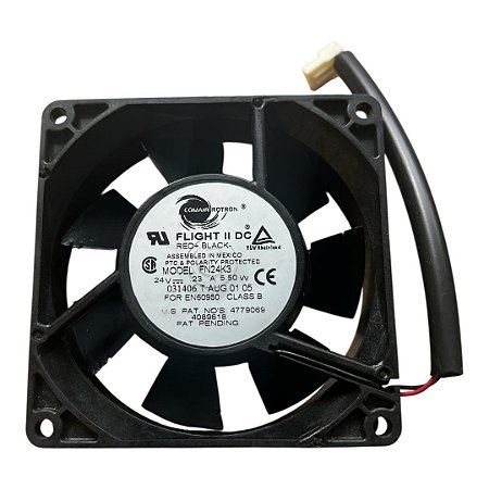 Cooler 90x90x25mm 24v 0.23a Fn24k3 5.50w 3750rpm 2 Fios Comair Rotron