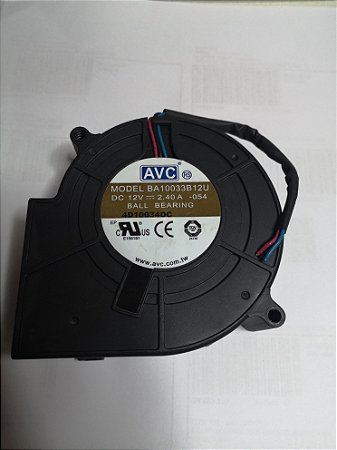 Micro Ventilador TURBOFAN 12V 2.40A -054 BA10033B12U 3 FIOS AVC