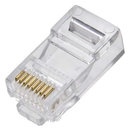 Plug RJ45 UTP 8P8C 8 VIAS CAT-5 GOLD