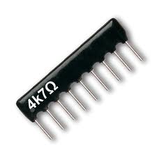 Rede Resistiva 4K7  8+1 PINOS  5%  1/8W