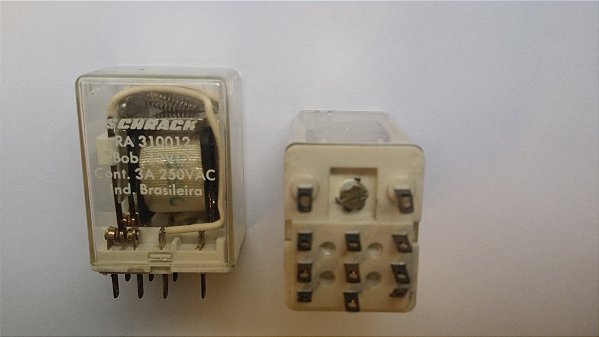 Rele SCHRACK RA310012  BOB. 12VCC  CONT.3A 250VAC