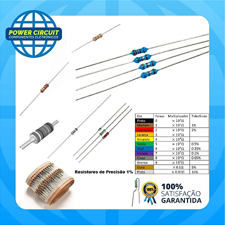 Resistor de Precisão 470K 1% 0,4W MBA02040C4703FCT00 VISHAY