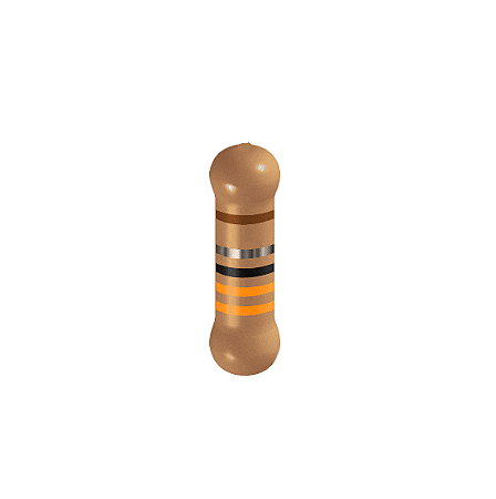 Resistor de Precisão CR25 3R3 1% Royal