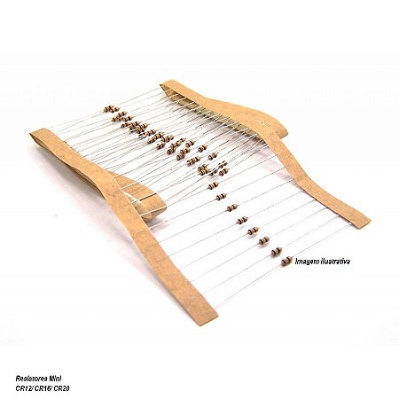 Resistor MINI CR12 1M 5% 1/6W KIT C/100 PCS