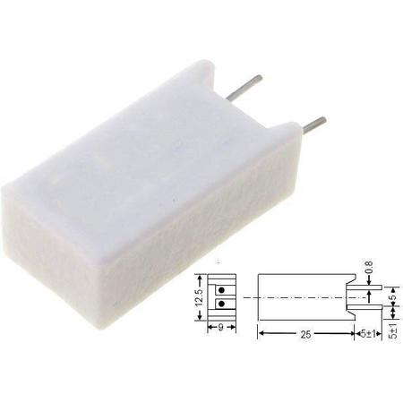 Resistor RADIAL DE PORCELANA 5W 0R47 5% SMW05