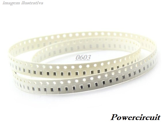 Resistor SMD 0603 1R0 5% CRCW06031R00JNEA EMB C/100