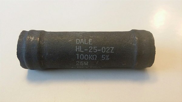 Resistor TUBOLAR 25W 100K 5% HL-25-02Z DALE