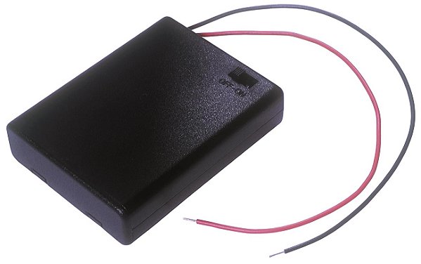 SBH441AS 4 suporte de Bateria AAA com fios