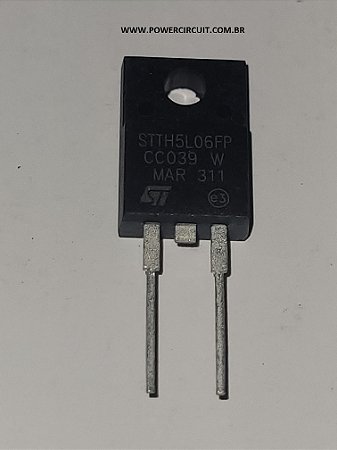 Transistor STTH5L06FP TO-220 FPAC