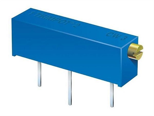 Trimpot Multivoltas 3006P 10K OHMS (10K/103) 15 VOLTAS