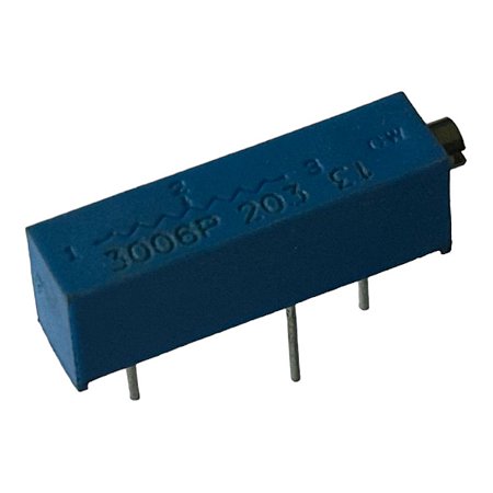 Trimpot Multivoltas 3006P 20K (20K/203) 15 Voltas