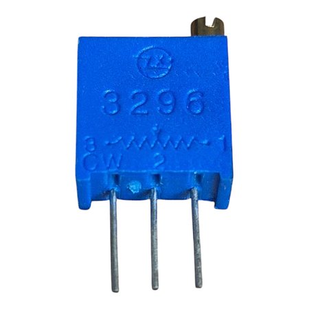 Trimpot Multivoltas 3296w 5k Ohms (5k/502) 25 Voltas Formatado Terminal 3mm