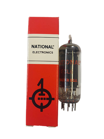 VALVULA DE POTÊNCIA DE VÍDEO 6CL6 CLASSE A 2,8 WATTS NATIONAL