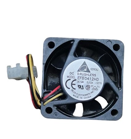 Cooler 40x40x20mm 12v 0.12a Efb0412hd 3 Fios Delta