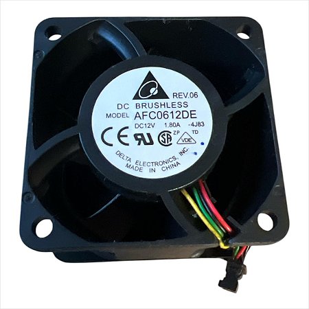 Cooler 60x60x38mm 12v 1.80a 12000rpm Afc0612de-4j83 4 Fios Delta