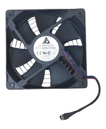 Cooler 120X120X25mm Dc12v 0.27A AFB1212M 3 Fios Delta