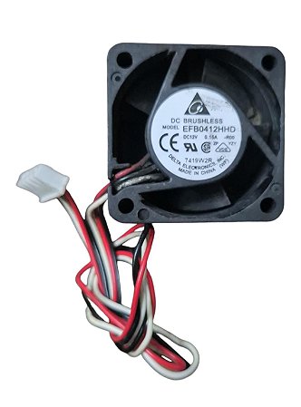 Cooler 40x40x20mm 12v 0.15a  Efb0412hhd 3 Fios
