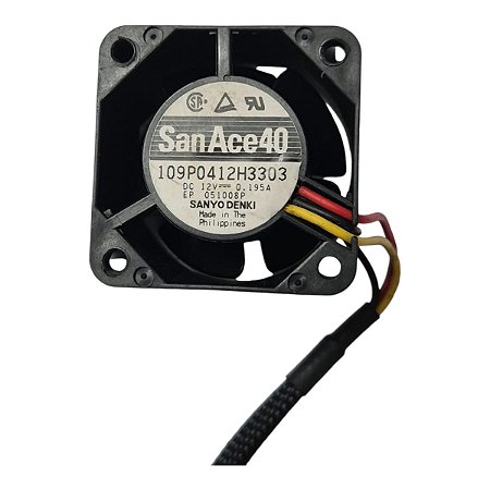 Cooler 40x40x28mm 12v 1.95a 109p0412h3303 San Ace 3 Fios