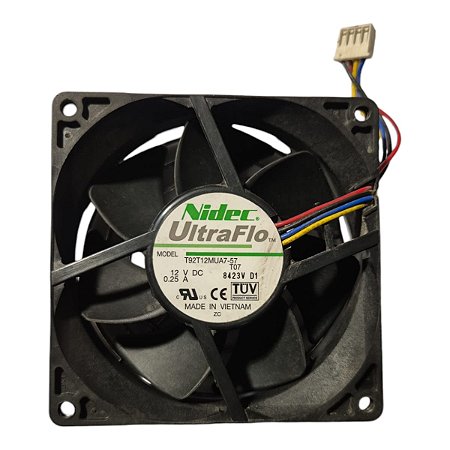 Cooler 92x92x25mm Dc12v 0.25a T92t12mua7-57 Ultraflo 4 Fios