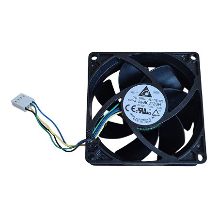 Cooler 80x80x25mm 12v 0.60a 4000rpm Afb0812sh 4 Fios (da08025b12uh