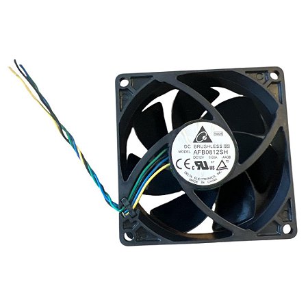 Cooler 80x80x25mm 12v 0.60a 4000rpm Afb0812sh 4 Fios (da08025b12uh