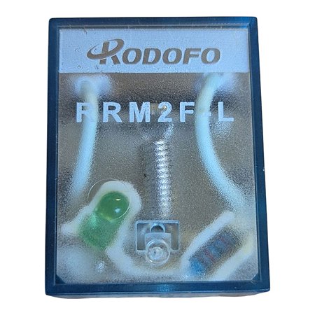 Rele Rrm2f-l Dc24v 5a/28vdc 5a/240vac Led Verde