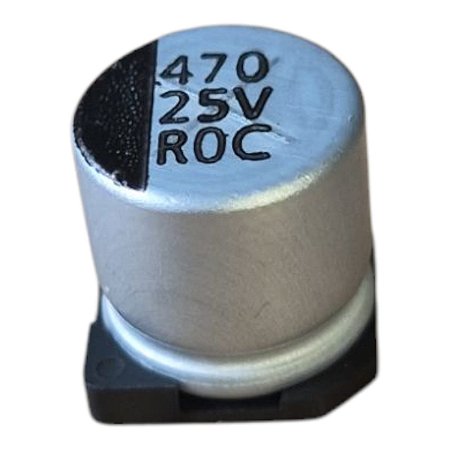 Capacitor Eletrolitico Smd 10x10mm 470uf/25v