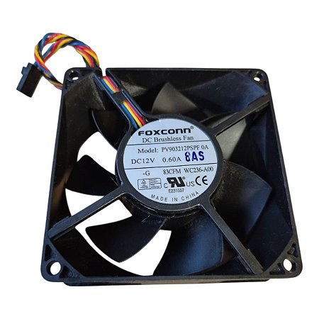Cooler 90x90x32mm Dc12v 0.60a Pv903212pspf 0a  4 Fios